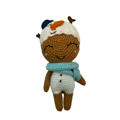 Buy Fashionable Crochet Doll Amigurumi Collection Handmade Mini Plush Toy Set Stuffed with Peg Baiana Doll for Girls online manufacture