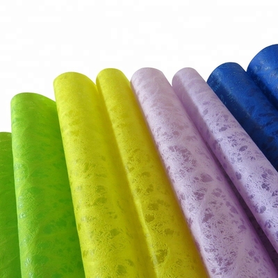 Buy 3D Embossed Nonwoven Florist Wrapping Paper Eco Friendly Flower Wrap 58cm*10m online manufacture