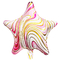 Cartoon Doughnut Pentagram Aluminum Foil Balloons for Birthday Party Decoration