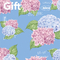 White Butterfly Orchid Hydrangea Florist Wrapping Paper Sheets 58cm X 58cm
