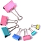 Colorful Fold Black Binder Clips 50mm Large Middle Small Size 12 Pcs In A Box