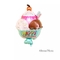 Wholesale Dessert Balloons Birthday Party Wall Children Toys Ice Cream Donuts Candy Foil Balloons