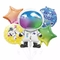 Outer Space Theme Rocket Astronaut Spaceman Foil Balloons Set Globos For Decoration