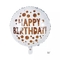 Wholesal Party Things 18 Inch Happy Birthday Round Foil Party Floating Balloons Mylar Balloons For Birthday