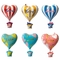 Wholesal 2022 hot 22 Inch 4D Love Heart Shaped Balloon Hot Air balloon Foil Boda Globos For Wedding Valentines Day Party