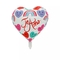 Wholesal New Type 18 inch heart-shaped Spanish Foil Balloons Party Decoration Festival Mothers'Day Ballo