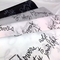 Customized Tissue Wrapping Paper With Printed Bouquet For Clothing Gift Packaging