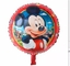 Cartoon Character Round Star Heart Minnie Mickey Kids Inflatable Foil Balloon 18 Inch