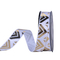 FAMOUS Black Gilding Custom Silk Ribbon Printed For Logo Gifts Tapes Webbing Wholesale