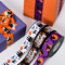 Grosgrain Printed Halloween Ribbon With Logo For Gift Wrap Party Decorative