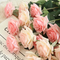Single Stem Artificial Rose Flowers Valentines Blossom Silk Bridal Wedding Rose Bouquet