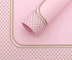 Hansu Paper Wave Dot Border Rose Bouquet Wrapping Paper Translucent Waterproof