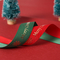 25mm Christmas Ribbon 1 Inch Gift Wrapping Satin Ribbon White Red Green