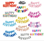 Foil Happy Birthday Alphabet Balloons 16 Inch Happy Birthday Banner Set With String