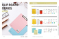 Diamond Lines Office Stationery Items Plastic A3 Waterproof Clipboard Clear Solid Color