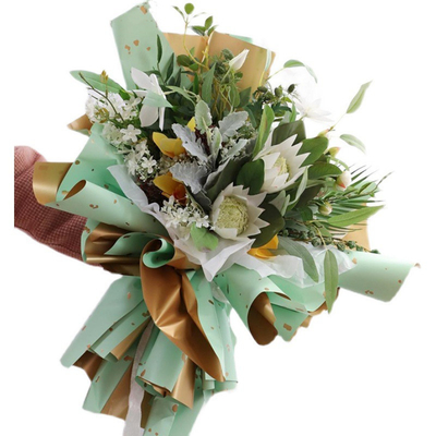 Good price 70gsm Luxurious Florist Wrapping Paper With At Least 58*58 Or Customized Size online
