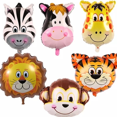 Good price Animal Head Foil Ballons Cartoon Helium Foil Balloon Decoration online