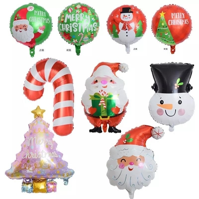 Good price Party Decoration Christmas Tree Foil Cane Balloon with Snowman Walking Stick Design online