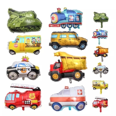 Good price Wholesale New Mini Traffic Vehicle Aluminum Foil Balloon Children's Toys Birthday Party Decoration Car Toy online