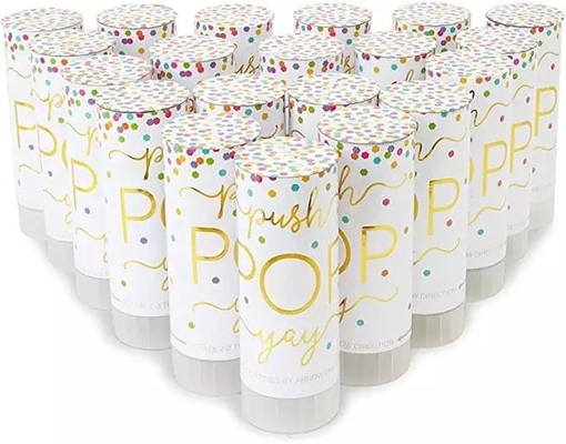Good price Wholesale Handhold Confetti mini Cannon with High Quality Wedding Party PrintMetallic Power Air Paper online