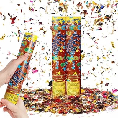 Good price Wholesale Compressed Air Twist Party Confetti Cannon Popper Confetti Shooter online