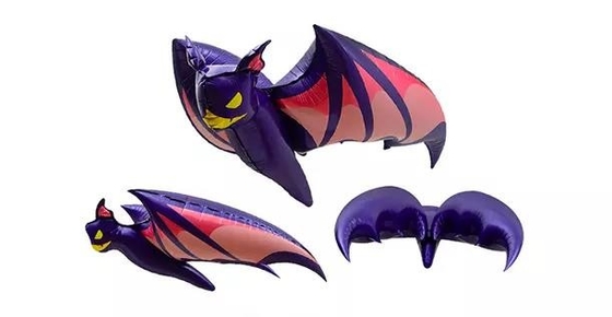 Good price 4D Bat Cartoon Halloween Foil Balloons Aluminum Stuffing for Party Decoration online