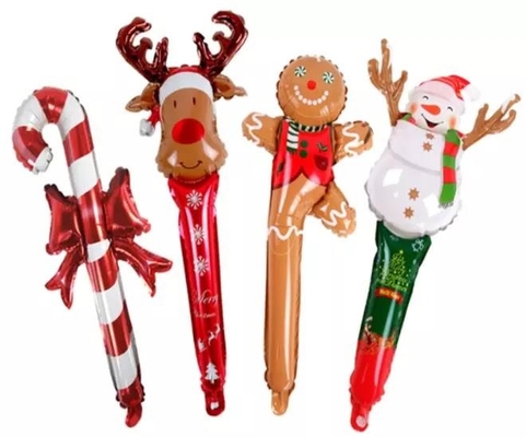 Good price Christmas Santa Christmas Tree Bells Foil Balloons Set For New Year Christmas online