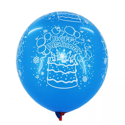 Good price Round Shape Happy Birthday Party Latex Balloons 12inch online