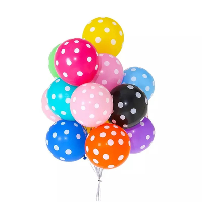 Good price Multicolor Custom Full Printing Latex Polka Dot Latex Balloons 12inch online