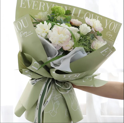 Good price Bouquet Wrapper Of Florist Translucent Waterproof Wrapping Paper For Flower online