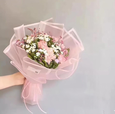 Good price Waterproof Transparent Matte Non Woven Tissue Flowers Wrapping Paper For Bouquet online