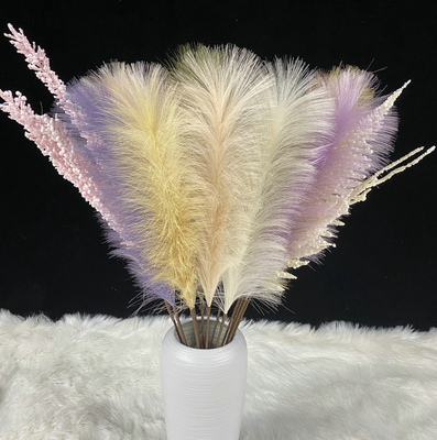 Good price Artificial Silk Reed Pampas Grass Home Wedding Decor Backdrop Decoration online