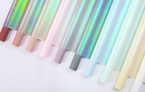 Good price Wholesale 100% Waterproof Iridescent Flower Bouquet Wrapping Paper online