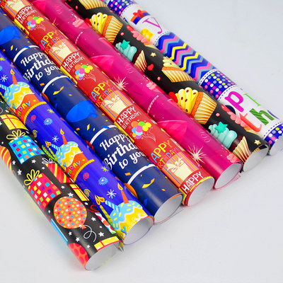 Good price Matte Finish Gift Packaging Kraft Paper Roll Customized Printing online