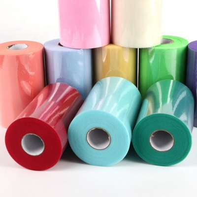 Good price Care Instructions Hand Wash Or Dry Clean Plain Organza Tulle Rolls for Party online