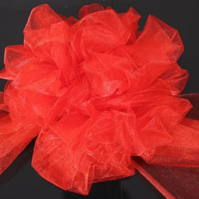 Good price Bow Organza Fabric Rolls Hand Wash Or Dry Clean Care Instructions online