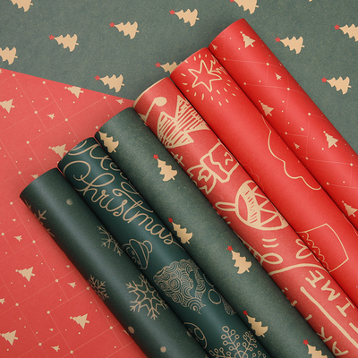 Good price CMYK Compatible Gift Wrapping Paper With Matte Finish online