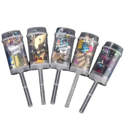 Good price 17CM Wedding Paper Biodegradable Confetti Poppers Push Pop Party Confetti Cannon online