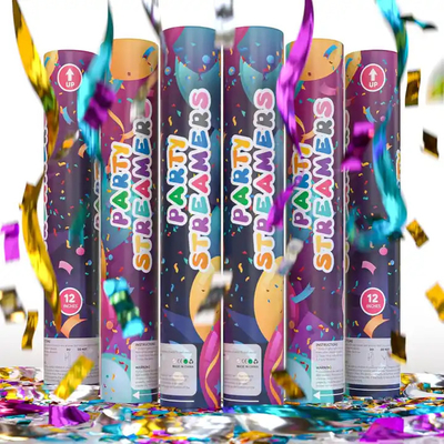 Good price New Design Factory Paper Streamers Confetti Party Popper Confetti Cannon online
