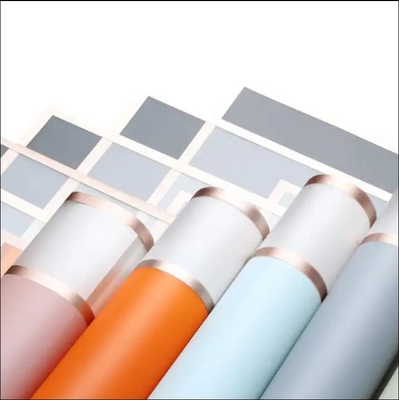 Good price Gold Side Korean Waterproof Flower Wrapping Paper Florist Supplies Colorful Packing Papers online