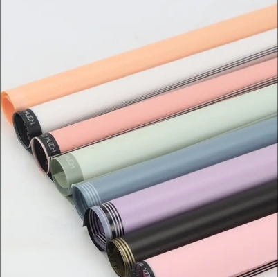 Good price 57*57CM Striped Gold Border Packaging Paper for Gift Craft Flower Gift Packaging online