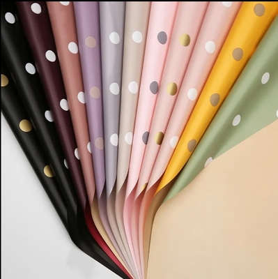 Good price Waterproof 8colors Flower Wrapping Paper for Florist Spot Mist Bread Flower Packaging online