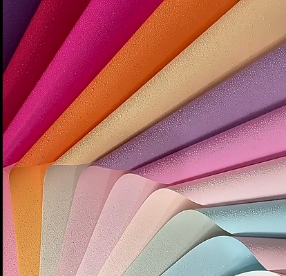 Good price Florist Bouquet Wrapping Paper Waterproof Multicolor Solid Color Paper for Flowers 58*58cm online