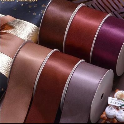 Good price Polyester Double Face Smooth Satin Ribbon in Solid Colors for Gift Packing/Decorations online