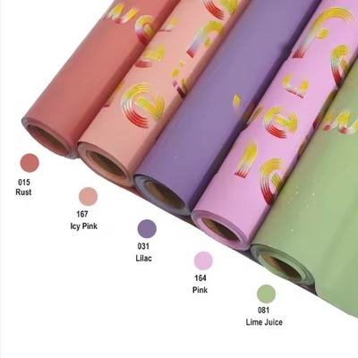 Good price 58*58cm Flower Wrapping Paper Waterproof Korean Packaging Many Colors online