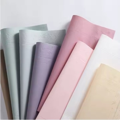 Good price 3D Print Mixed Pulp Art Paper Flower Wrapping Paper for Colorful Bouquet Wrapping online