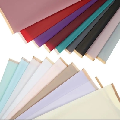 Good price Waterproof Korean Matt Plastic Floral Wrapping Paper for Flower Bouquet Packaging online