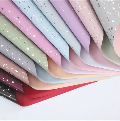 Good price Bright Starry Sky Waterproof Wrapping Paper Advanced Two-color Thickened For Fresh Flower online