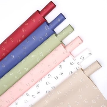 Lizhiran Sweetheart Waterproof Love Bouquet Wrapping Paper Flower Paper Flower Shop Flower Packaging Material