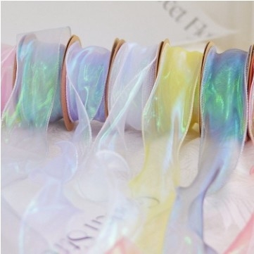 Good price Simple Ribbon Floral Wrapping Material Colorful Fishtail Yarn Handmade Gift 9X9X4 cm Size online